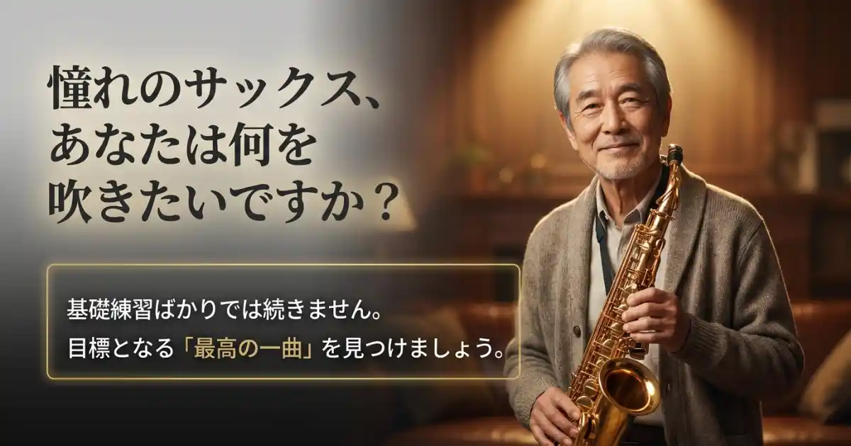 サックスで吹けるかっこいい曲5選！初心者でも挫折しない名曲を厳選
