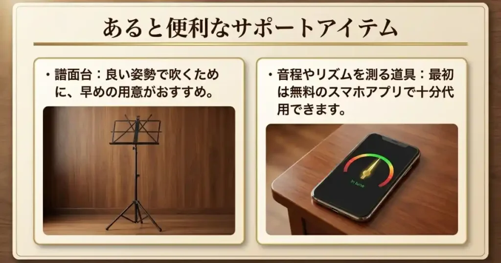 サックス演奏であると便利なもの(必須ではない)