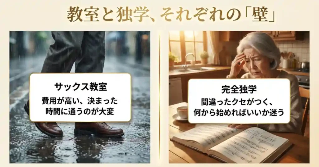 サックス教室に通うメリット・デメリット